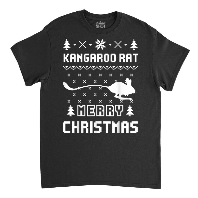 Kangaroo Rat Ugly Christmas Sweater T Shirt Classic T-shirt by cm-arts | Artistshot