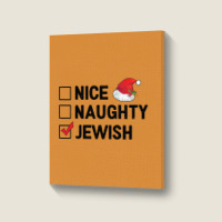 Nice Naughty Jewish Portrait Canvas Print | Artistshot