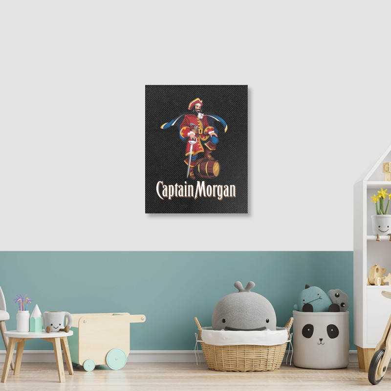 Captain Morgan Portrait Canvas Print | Artistshot