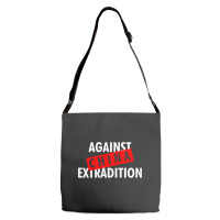 Against China Extradition For Dark Adjustable Strap Totes | Artistshot