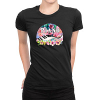 Piano Ladies Fitted T-shirt | Artistshot