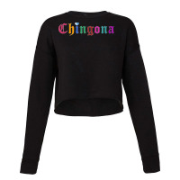 Chingona Serape Afro Latina Cabrona Hispanic Heritage Latinx Cropped Sweater | Artistshot