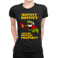 Hippity Hoppity Abolish Private Property Ladies Fitted T-shirt | Artistshot