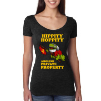 Hippity Hoppity Abolish Private Property Women's Triblend Scoop T-shirt | Artistshot