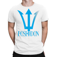 Sea Blue Poseidon Symbol Trident Ancient Greece Power T Shirt T-shirt | Artistshot