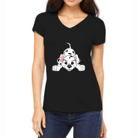 Dalmatian Women's V-neck T-shirt | Artistshot