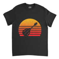 Vintage Retro Sunset Mandolin Classic T-shirt | Artistshot