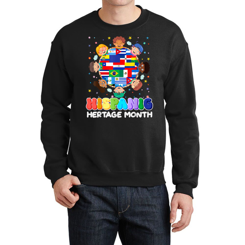 Hispanic Heritage Month Latin American Flag Kids Boys Girls T Shirt Crewneck Sweatshirt by cm-arts | Artistshot