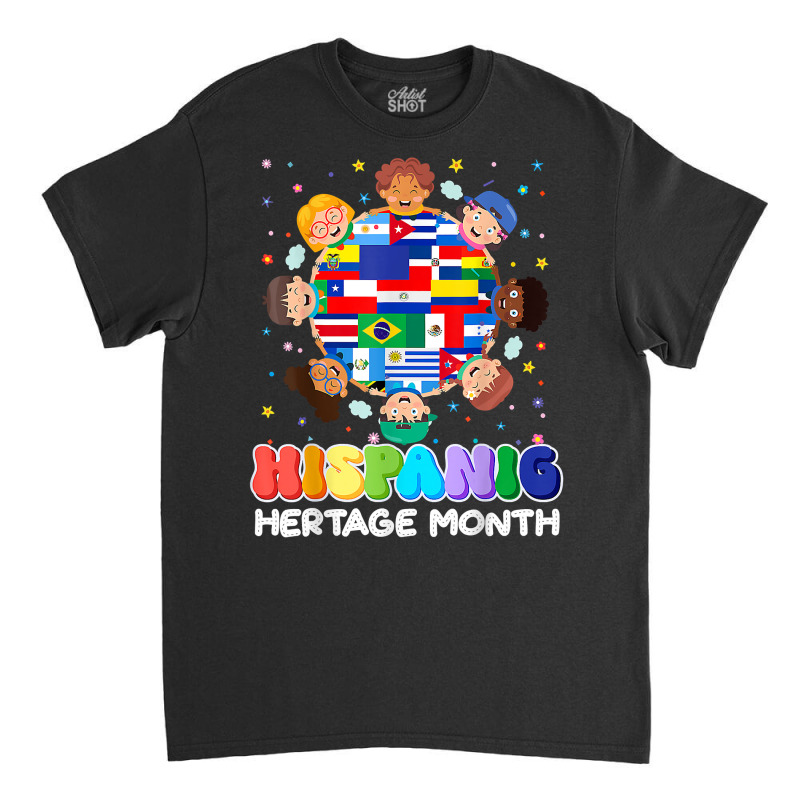 Hispanic Heritage Month Latin American Flag Kids Boys Girls T Shirt Classic T-shirt by cm-arts | Artistshot