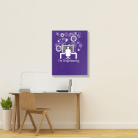 Awesome Engineer Portrait Canvas Print | Artistshot