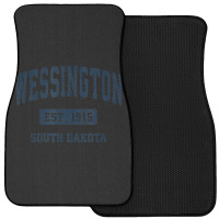 Wessington South Dakota Sd Vintage Athletic Sports Design Front Car Mat | Artistshot