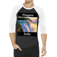 Yellow House Outlet Niagara Falls 3/4 Sleeve Shirt | Artistshot