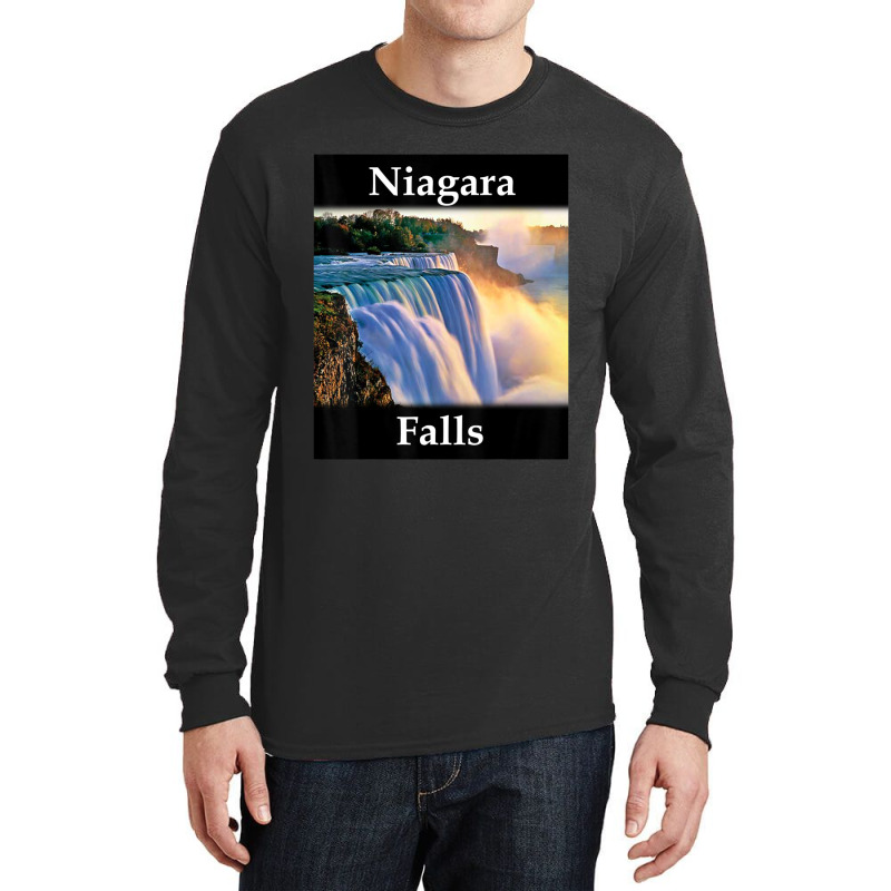 Yellow House Outlet Niagara Falls Long Sleeve Shirts by atereabag | Artistshot