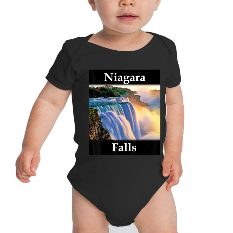 Yellow House Outlet Niagara Falls Baby Bodysuit by atereabag | Artistshot