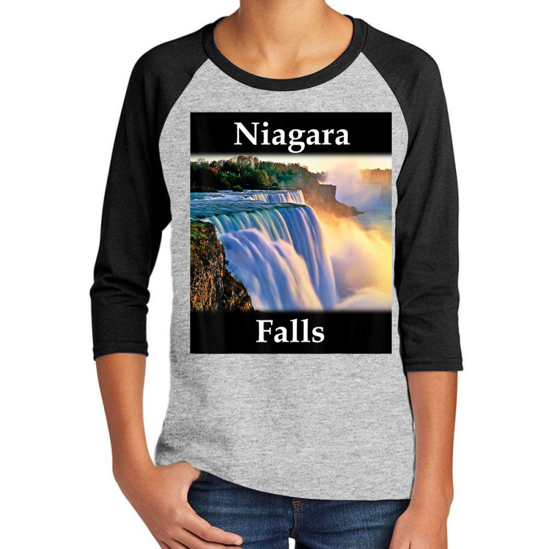 Yellow House Outlet Niagara Falls Youth 3/4 Sleeve by atereabag | Artistshot