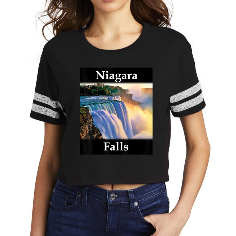 Yellow House Outlet Niagara Falls Scorecard Crop Tee by atereabag | Artistshot