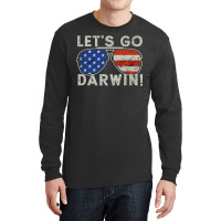 Aviator Sunglasses American Flag Let’s Go Darwin Long Sleeve Shirts | Artistshot