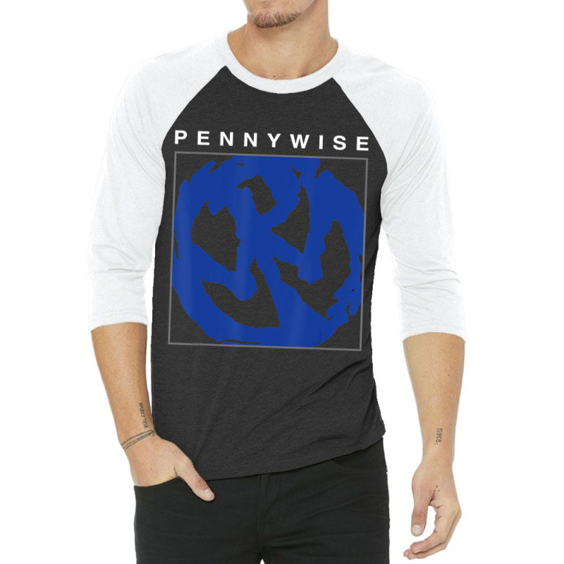 Pennywise Pw Official Merchandise 3/4 Sleeve Shirt | Artistshot