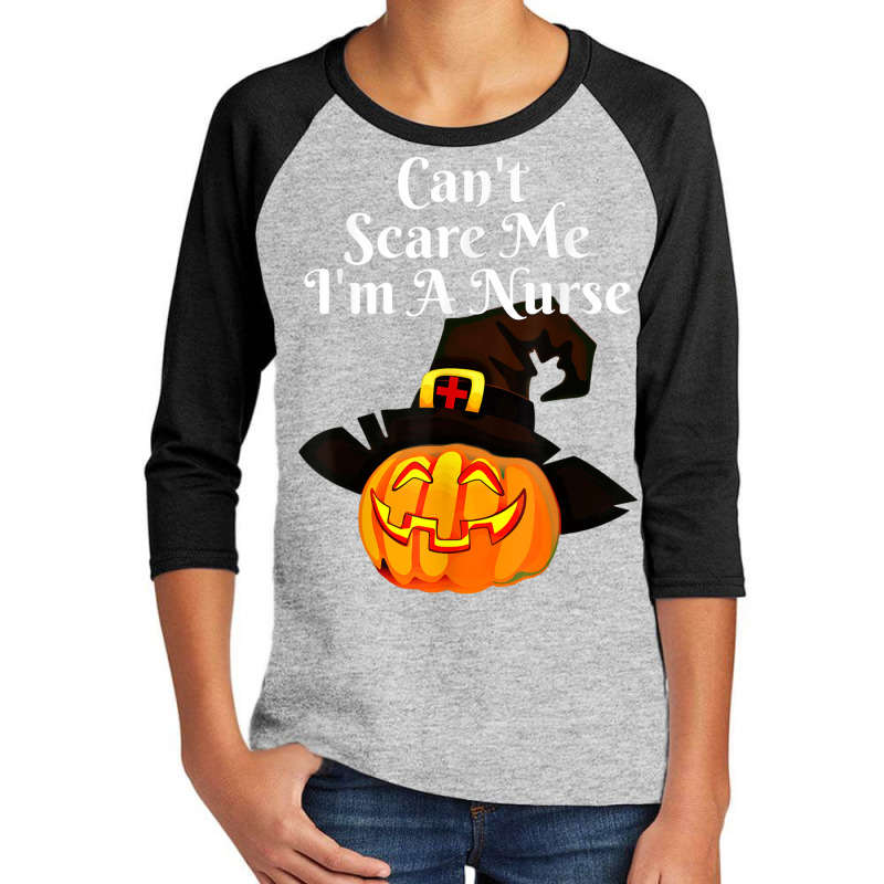 Funny Halloween Pumpkin Witch Halloween Nurse Youth 3/4 Sleeve | Artistshot