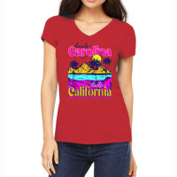 Heads Carolina Tail California Western Summer Beach Paradise T Shirt Women's V-neck T-shirt | Artistshot