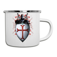 Knights Templar Flag Helmet Cross Sword Gift Camper Cup | Artistshot