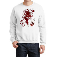 Halloween Blood Splat All Over Costume Adult Crewneck Sweatshirt | Artistshot