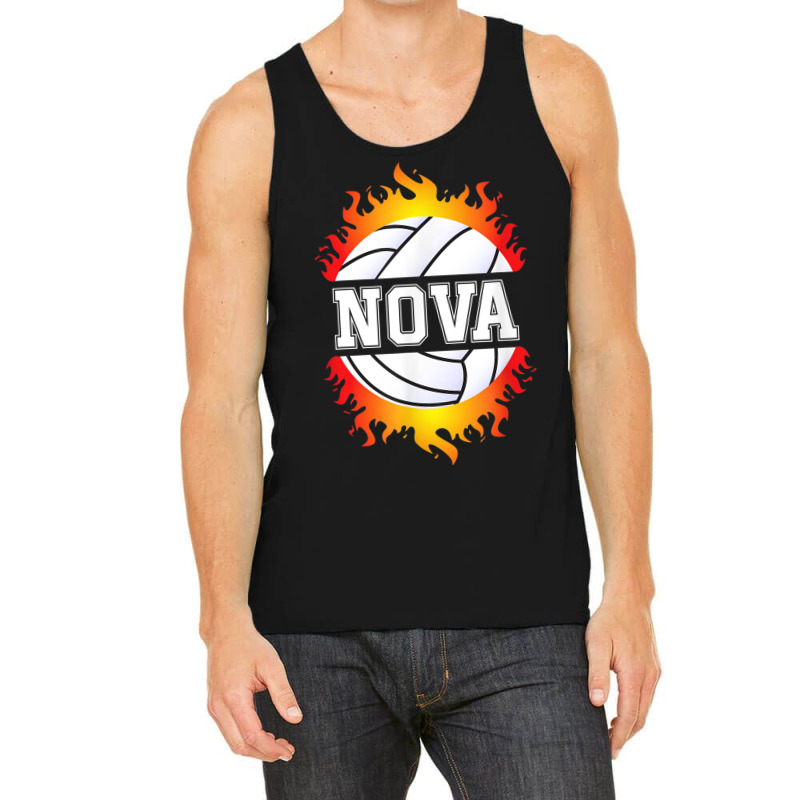 Nova Name Volleyball Player Girls Ball And Net Sports Fan Tank Top by Complete | Artistshot