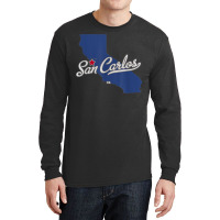 San Carlos California San Diego Ca Map Long Sleeve Shirts | Artistshot