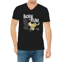 Funny Daisy And Rozi Born To Run V-neck Tee | Artistshot