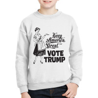 Kag Vote Trump Youth Sweatshirt | Artistshot