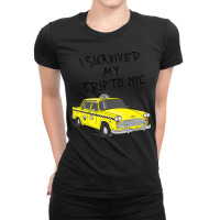 I Survived My Trip To Nyci Love Nyc New York Shirt Ladies Fitted T-shirt | Artistshot