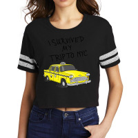 I Survived My Trip To Nyci Love Nyc New York Shirt Scorecard Crop Tee | Artistshot