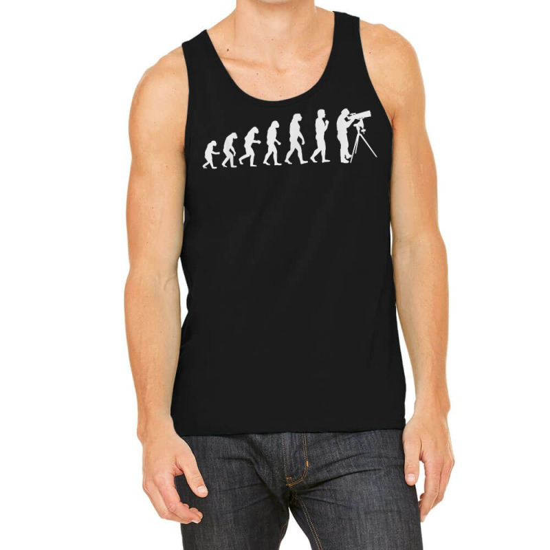 Telescope Watching Evolution Funny Astronomy Gift Men Women Tank Top | Artistshot