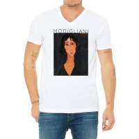 Amedeo Modigliani Jeune Femme Margherita For Artists Premium T Shirt V-neck Tee | Artistshot