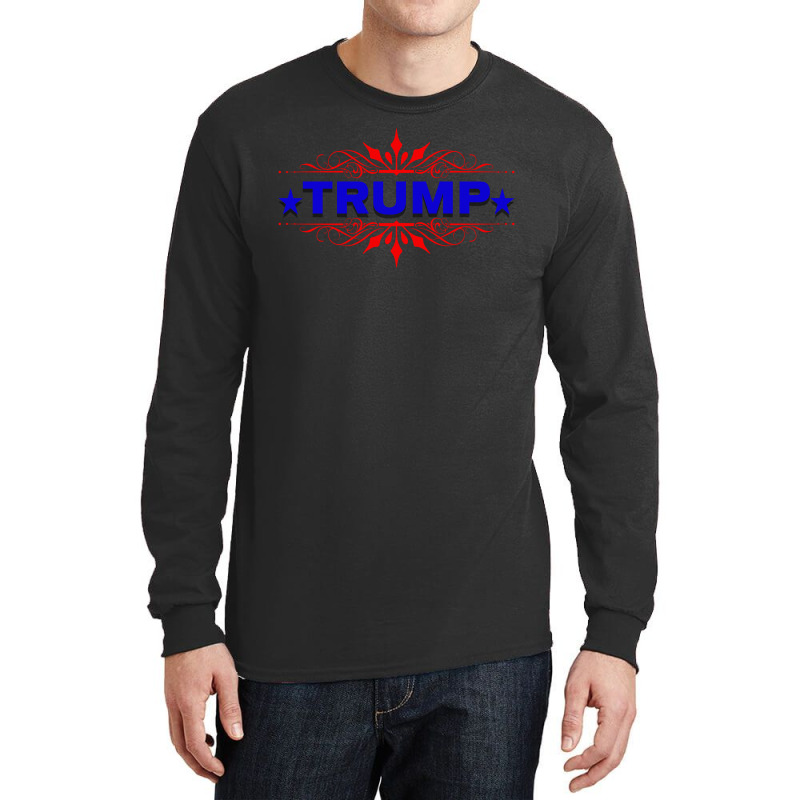 Trump Label Long Sleeve Shirts | Artistshot