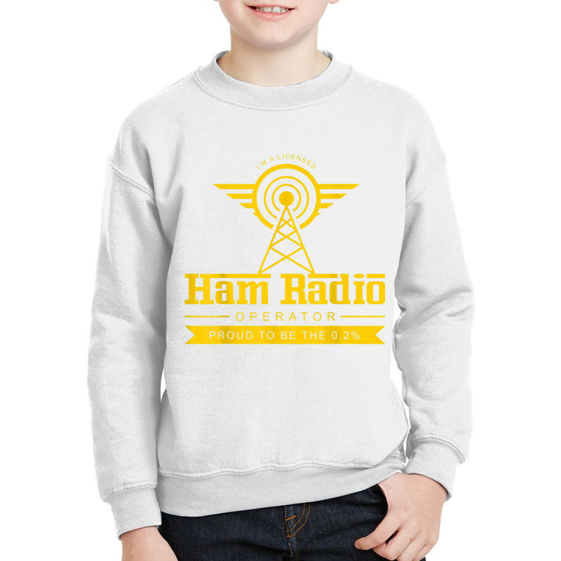 Ham Radio Operator Shirt  Cute Amateur Administrator Gift Youth Sweatshirt by cm-arts | Artistshot