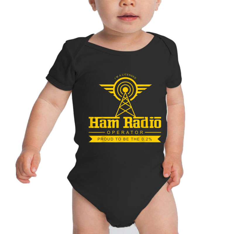 Ham Radio Operator Shirt  Cute Amateur Administrator Gift Baby Bodysuit by cm-arts | Artistshot