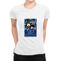 Bughead Watching Serial Documentary Ladies Fitted T-shirt | Artistshot