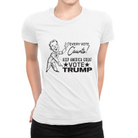 Every Vote Counts 2020 Ladies Fitted T-shirt | Artistshot