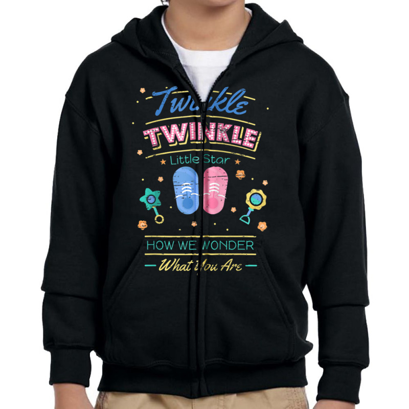 Twinkle Twinkle Little Star How We Wonder What You Are Baby Zip Hoodie Youth Zipper Hoodie | Artistshot