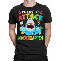 Ready To Attack Kindergarten Shark Back To School Boys Kids T-shirt | Artistshot