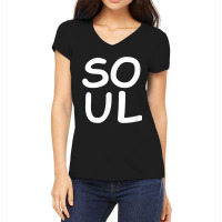 Soul Mate His & Hers Matching Romantic Valentines Tee Shirt Women's V-neck T-shirt | Artistshot