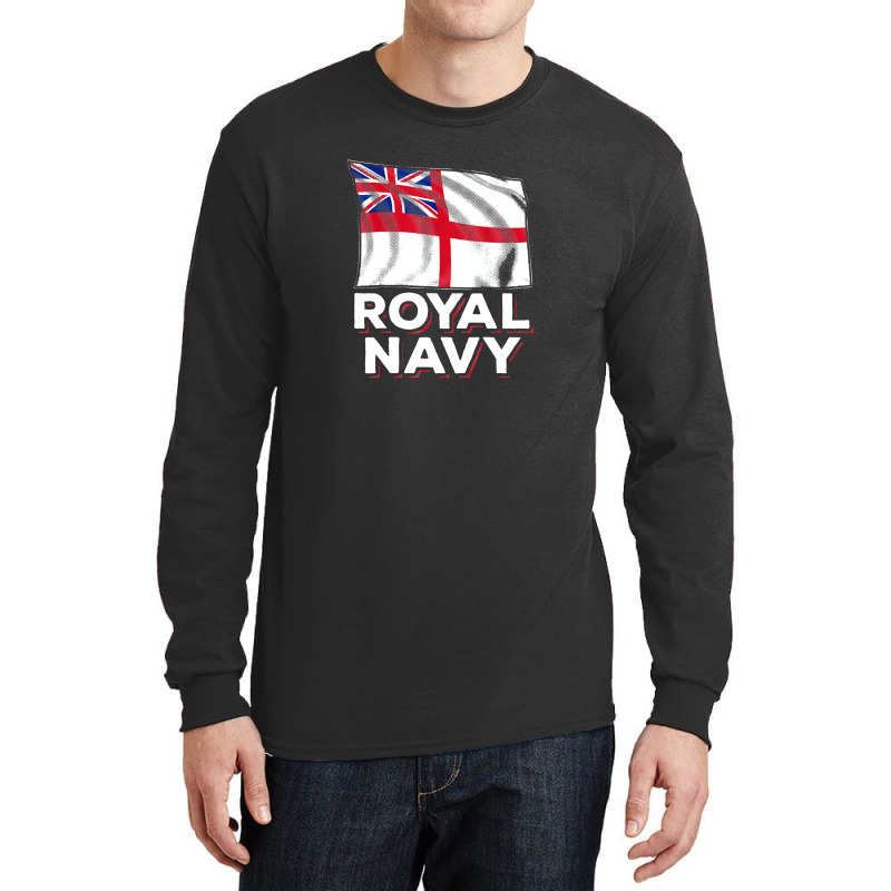 Royal Navy Sailor Britain Flag Union Jack Ensign Ship Long Sleeve Shirts | Artistshot