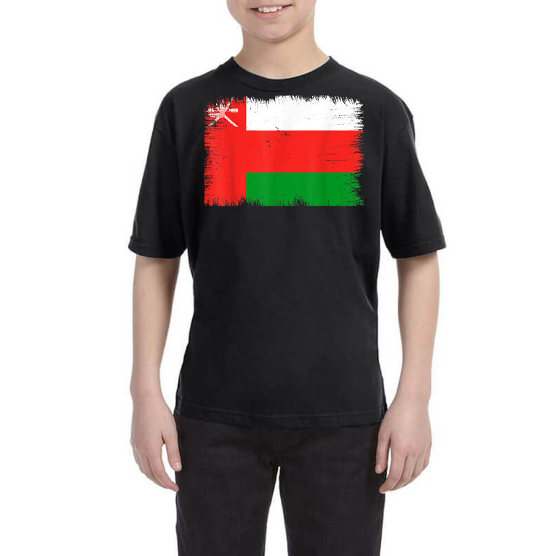 Vintage Oman Flag Omani Independence Day T Shirt Youth Tee by cm-arts | Artistshot