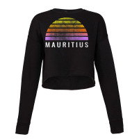 Throwback Sunset Vintage Mauritius Shirt Cropped Sweater | Artistshot