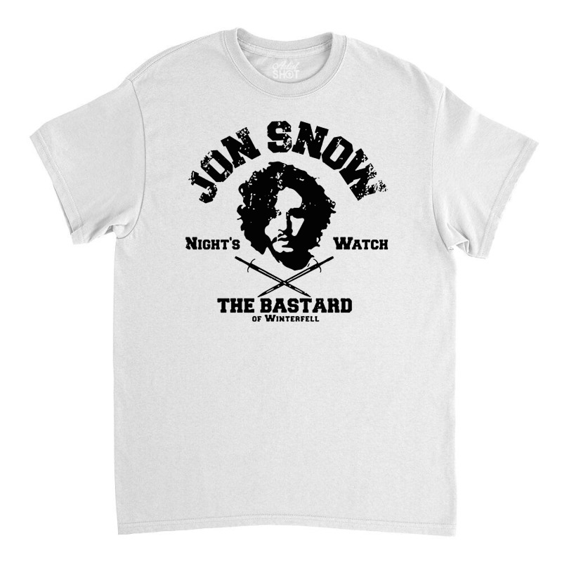 John Snow The Bastard [tw] Classic T-shirt by cm-arts | Artistshot