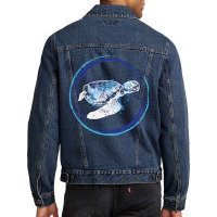 Sea Turtle Ocean Animal, Sea Turtle, Ocean Animal, Sea Turtle Ocean An Men Denim Jacket | Artistshot