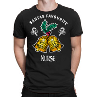 Santas Favourite Nurse Shirt Funny Santa Christmas Tshirt Boy Girl Hol T-shirt | Artistshot