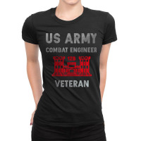 Us Army Combat Engineer Combat Engineer Veteran Gift Ladies Fitted T-shirt | Artistshot