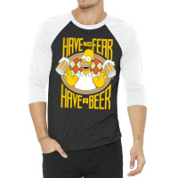 Us The Simpsons Homer Beer Fear 01_h Pullover 3/4 Sleeve Shirt | Artistshot